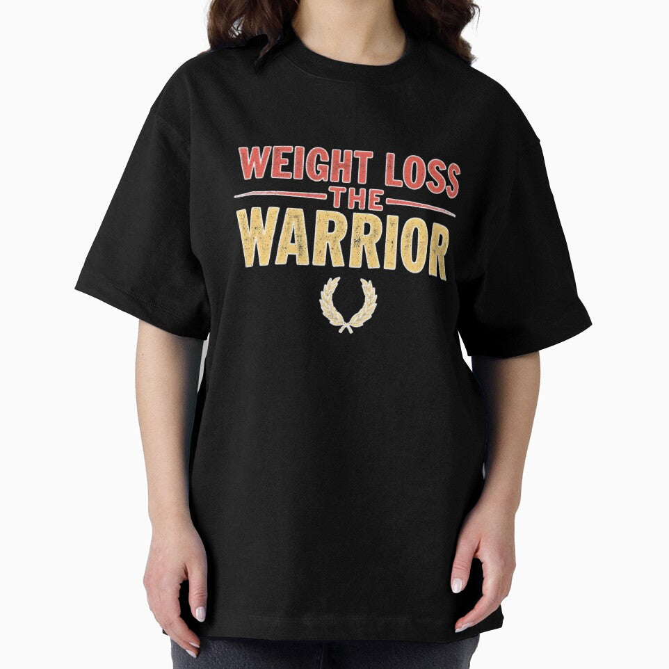 Weight Loss Warrior, Motivational Fitness Top. by printedartgoods