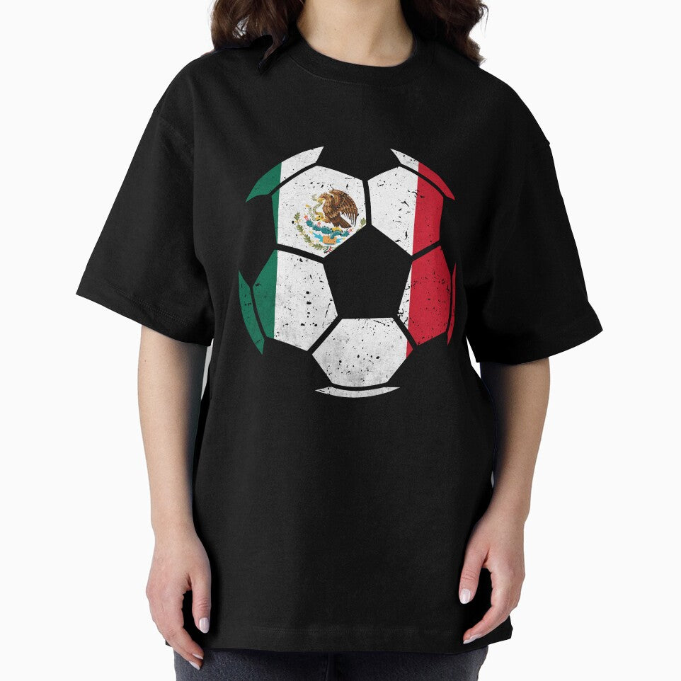 Mexico Soccer Ball Flag Jersey Mexican Football Fan by EIMgraphic