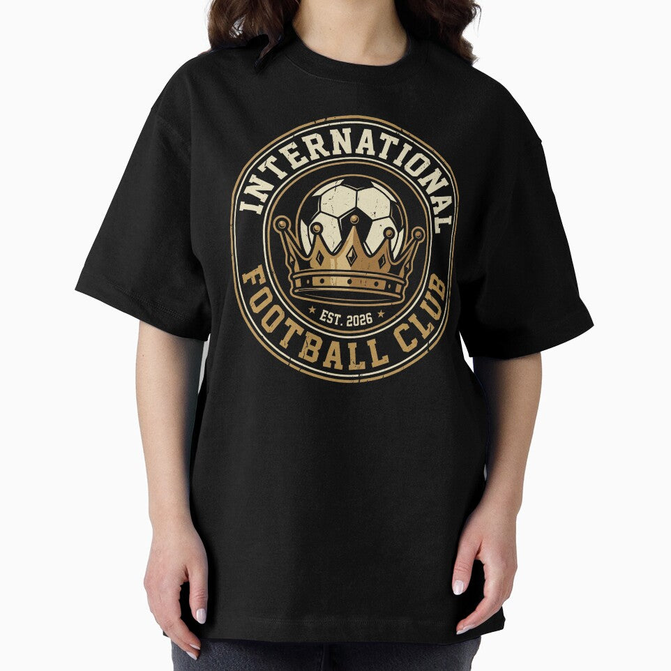 Vintage International Football Club Crown Badge by TeNovaStudio