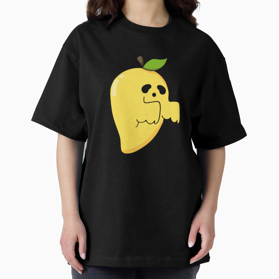 Man-gost Cute Halloween Mango Fruit Ghost Pun by DouglasyReynol