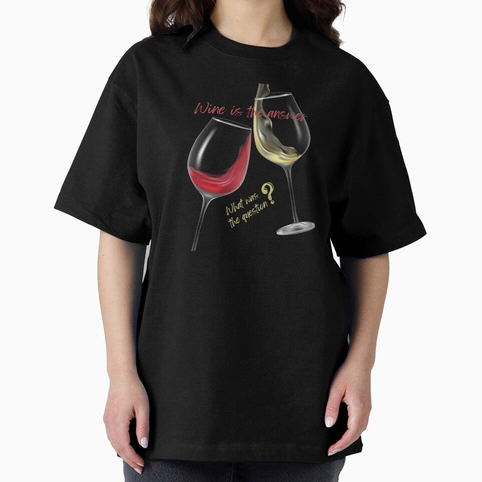 Wine is the answer by Petthecatshop
