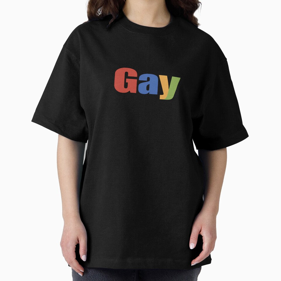 Fun Ebay Logo GAY Lesbian Pride Rainbow Queer LGBTQ Novelty Happy Humor by BuyShirtsOnline