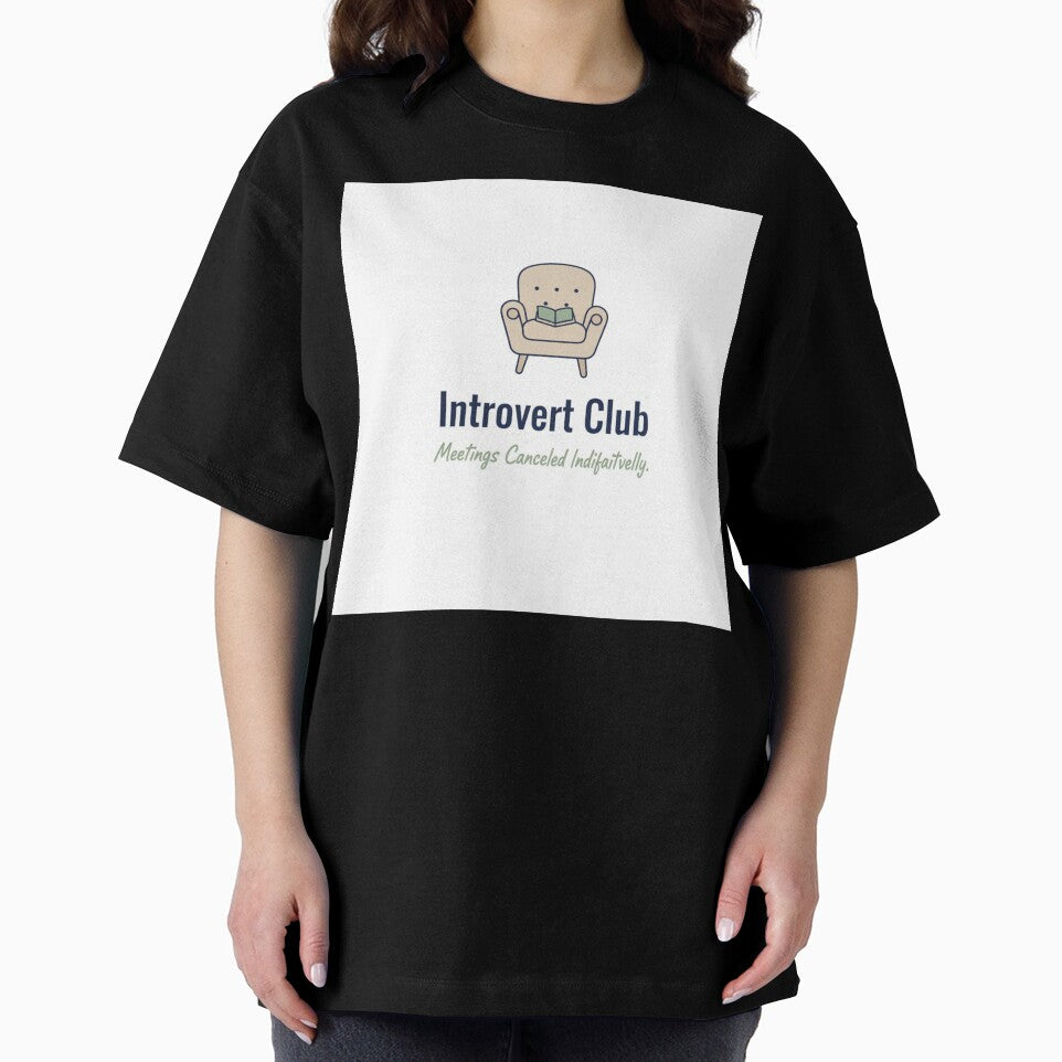 Introvert Club Funny Minimalist Design – Witty Humor for Introverts by FindYouByZ
