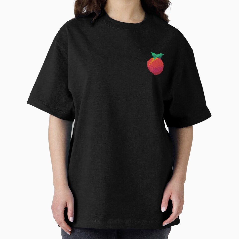 Pixel Nectarine - pixel food art by LittleFoodShop