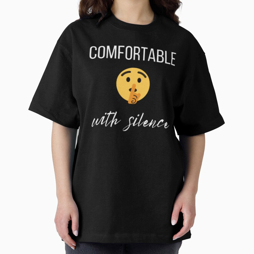 Comfortable with silence, for an introvert, introvert gifts, introvert by TeePassion