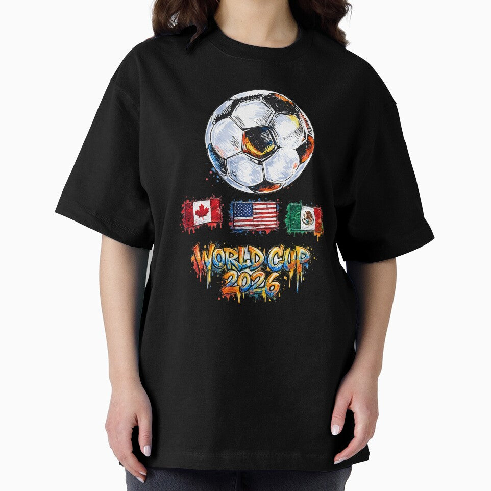 World Cup 2026 Graffiti Soccer Design – USA Canada Mexico Football Art by MattyManiac