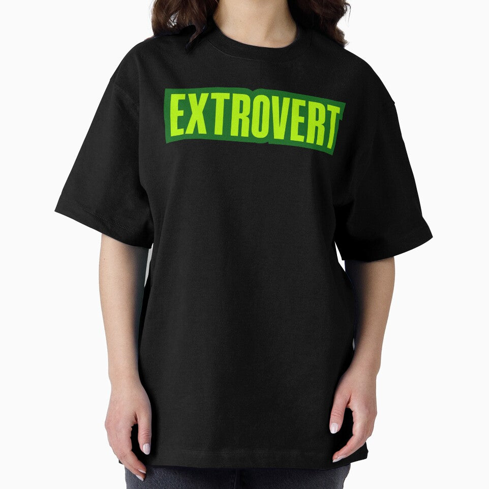 Extrovert, Green Outline by Memes N Lore