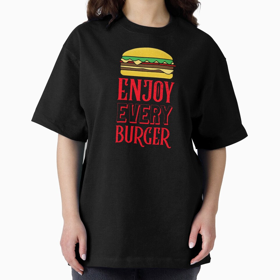 Enjoy Your Burger sticker Design by PositiveStudio
