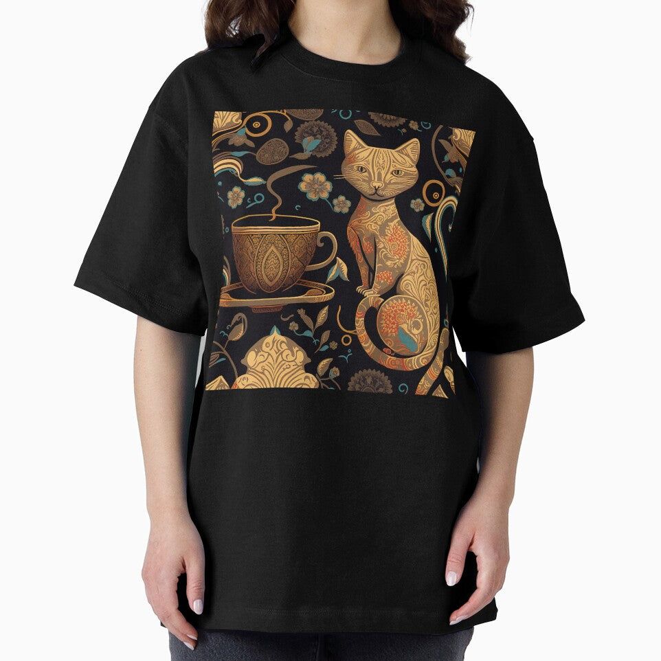 Cat and Coffee Design by Juliascutecornr