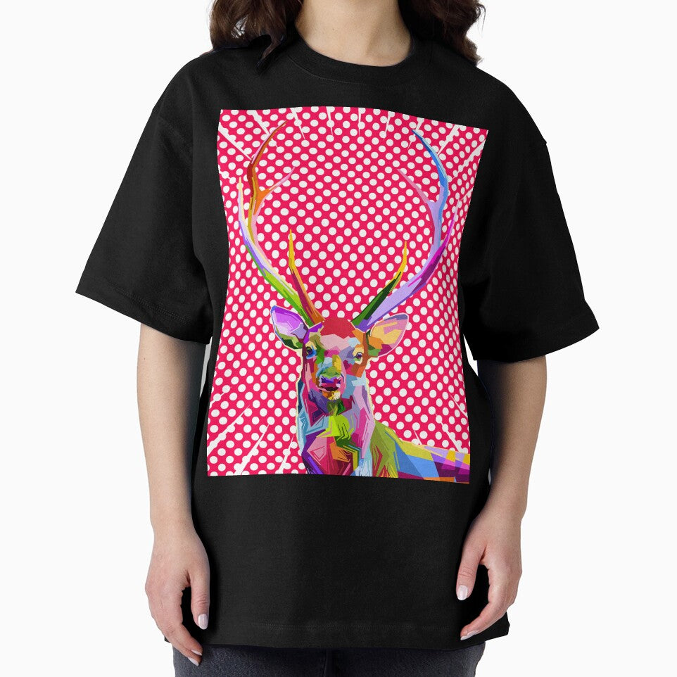 Tunnel Vision Reindeer Pop Art (Bubblegum) by Octavio00