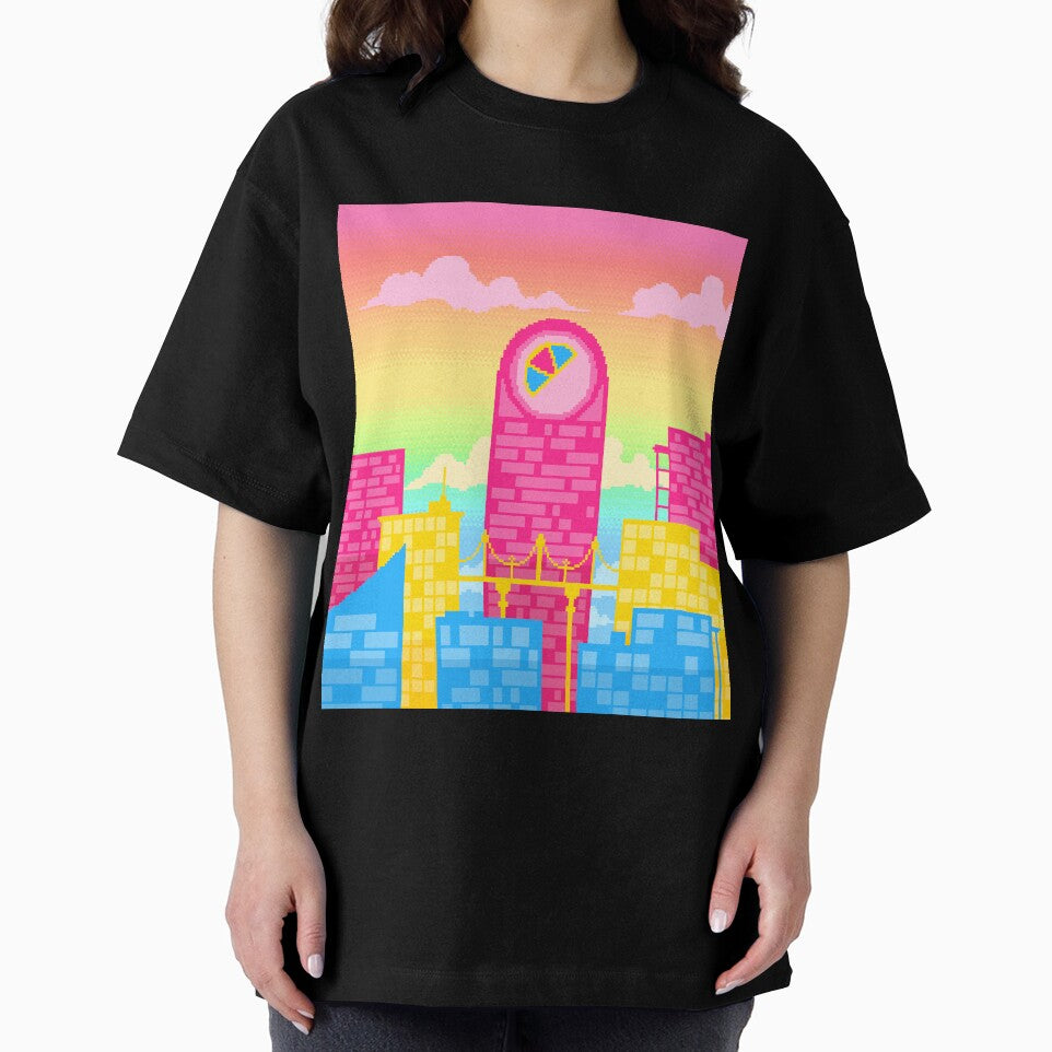 Pixel Pan Pride City by MetallicWings15