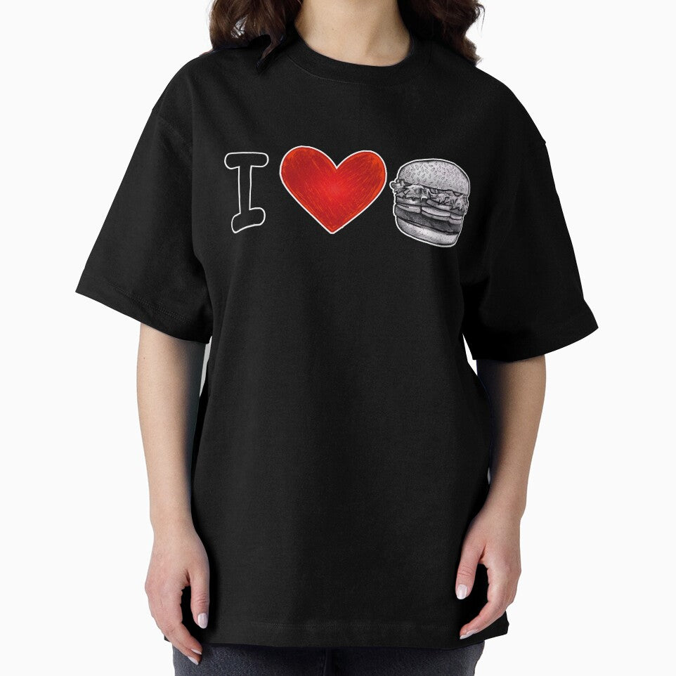 I LOVE BURGERS Black by Travis Scotti