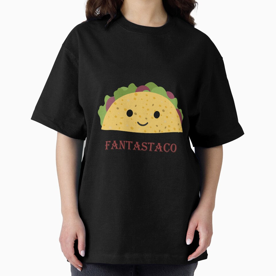 Fantastaco Cute and Funny Smiling Kawaii Taco by Hedgie Designs
