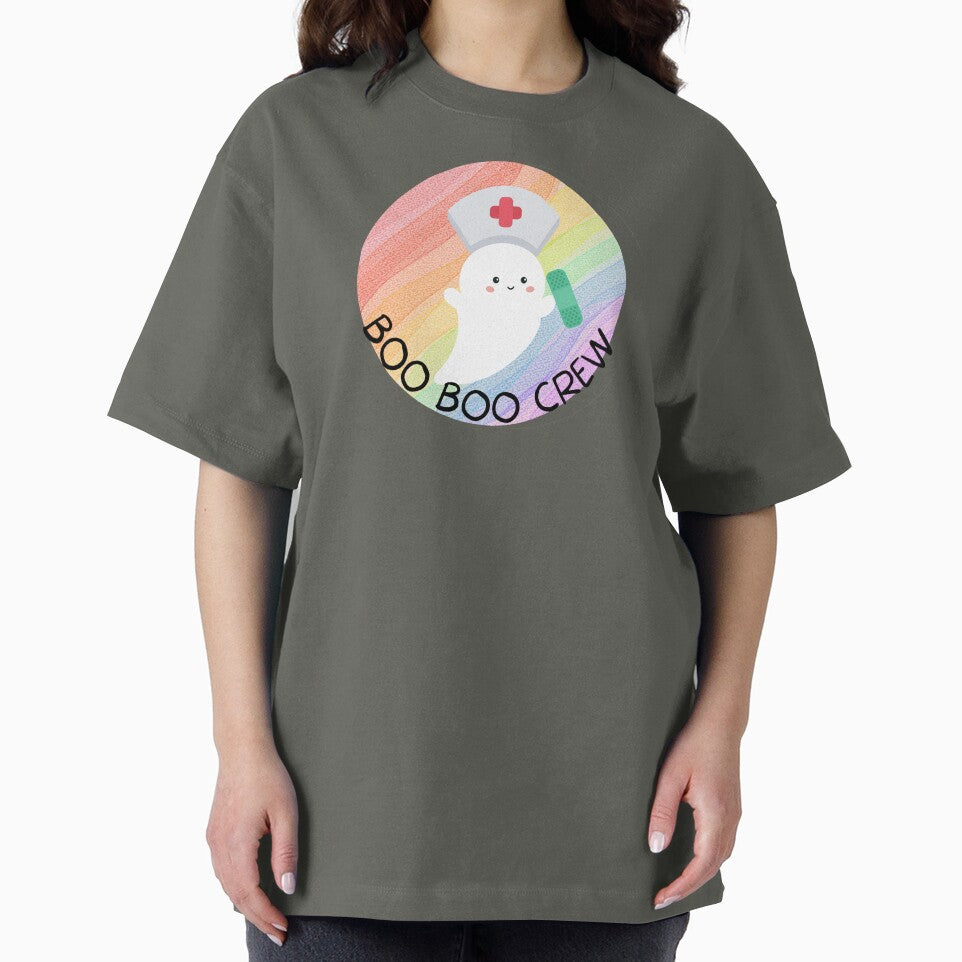 Boo Boo Crew Nurse Ghost Halloween by ZazzyPumpkin