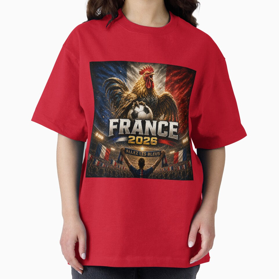 France Football Rooster 2026 | French Soccer Fan Art | Le Coq Pride International Football Inspired Design by Winetastic-Art