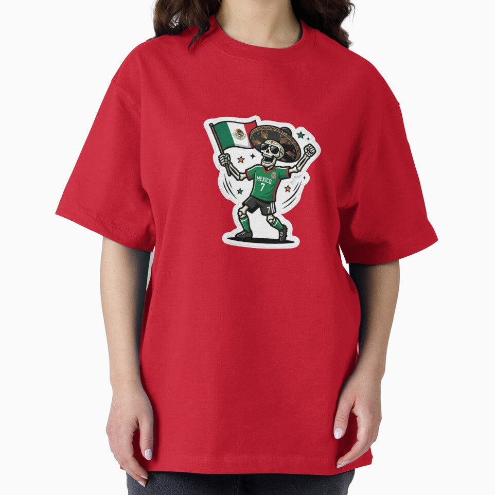 Mexican Skeleton Day of the Dead Soccer Sticker - El Tri 2026 by abdollahmh2021