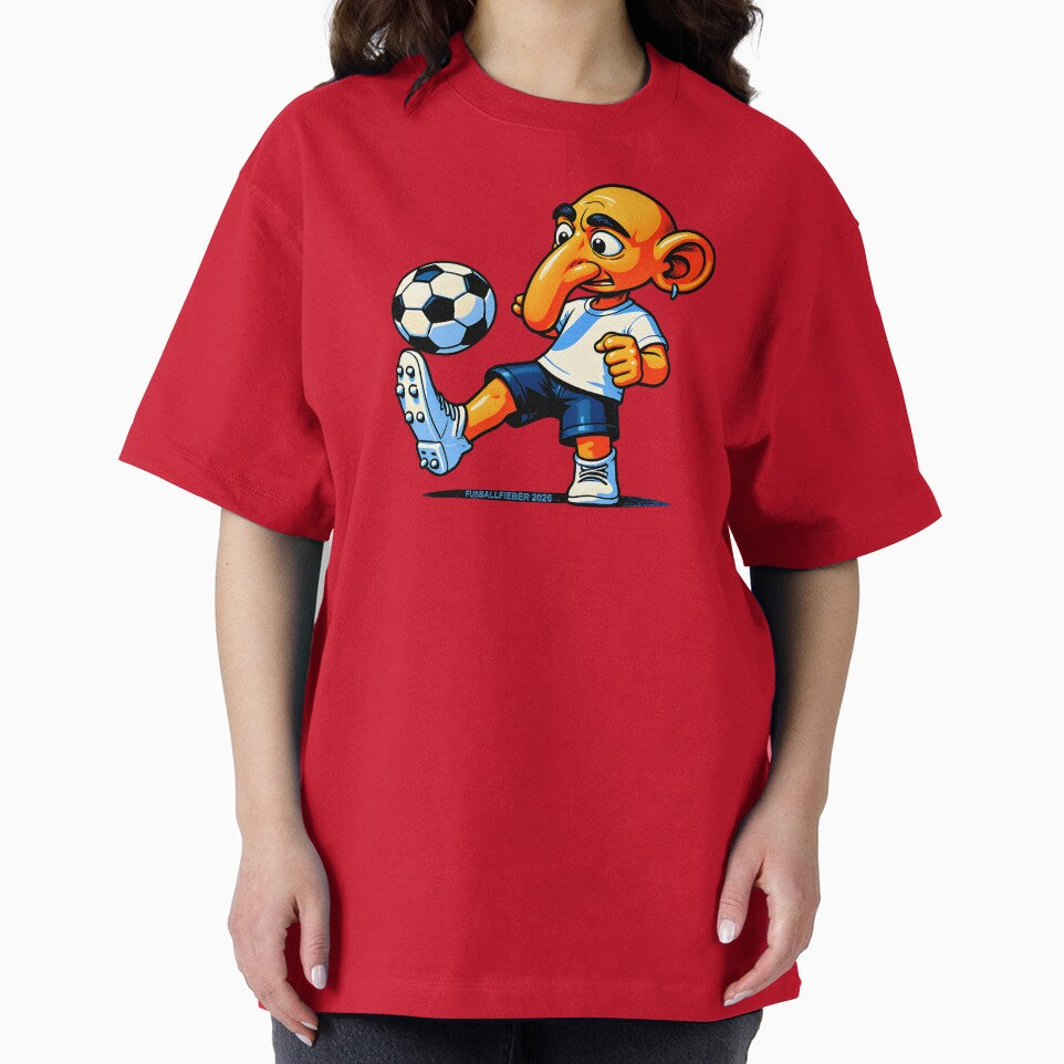 Mascot Willy plays football (Football Willy) Long Nose by Segasprojects