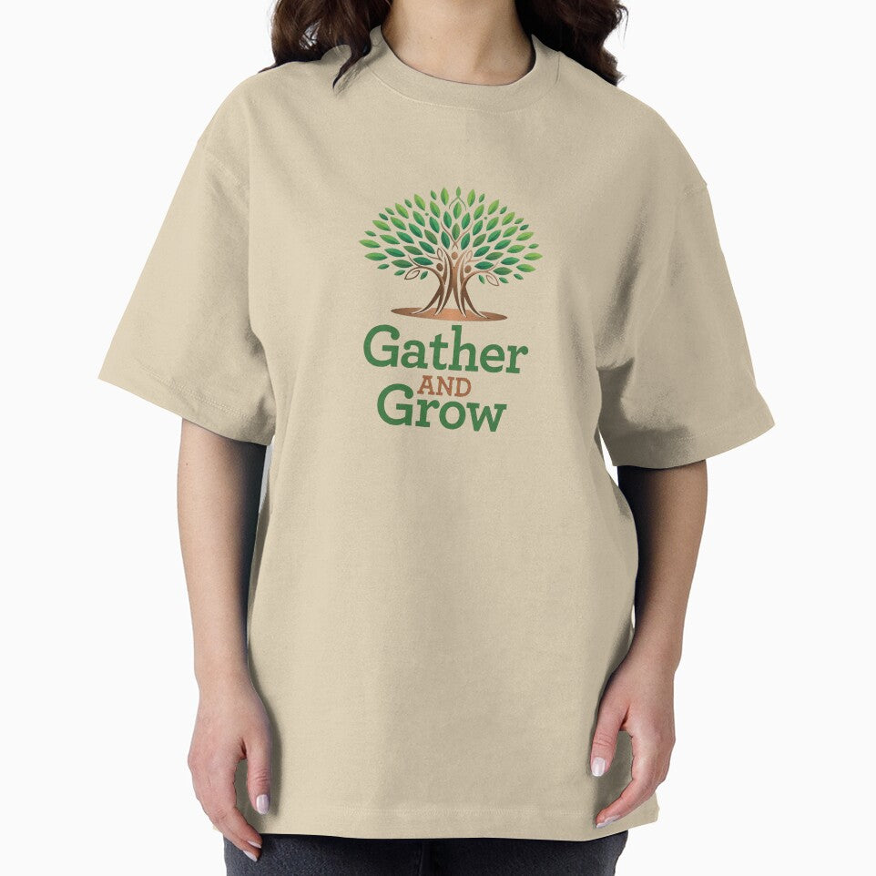 Gather and Grow Tree of Life - Community & Nature Logo by Mossypixels
