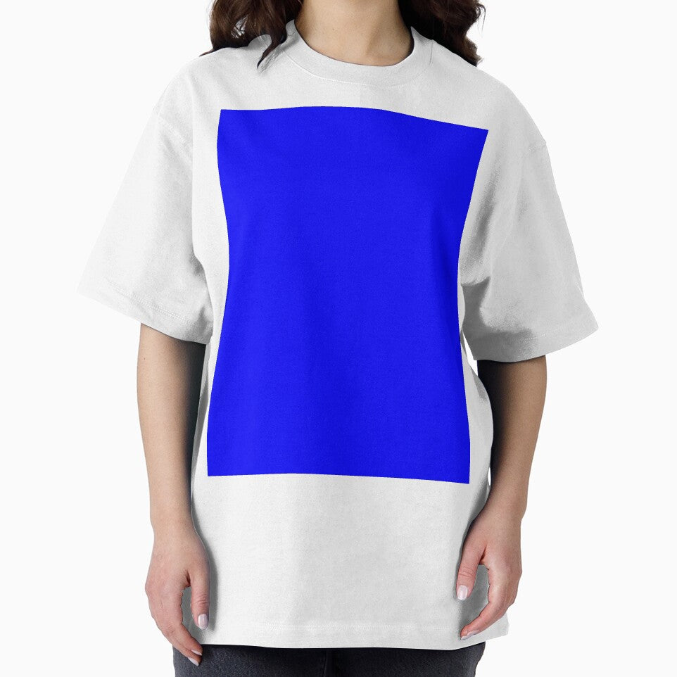 Neon Blue solid color by Dana Du
