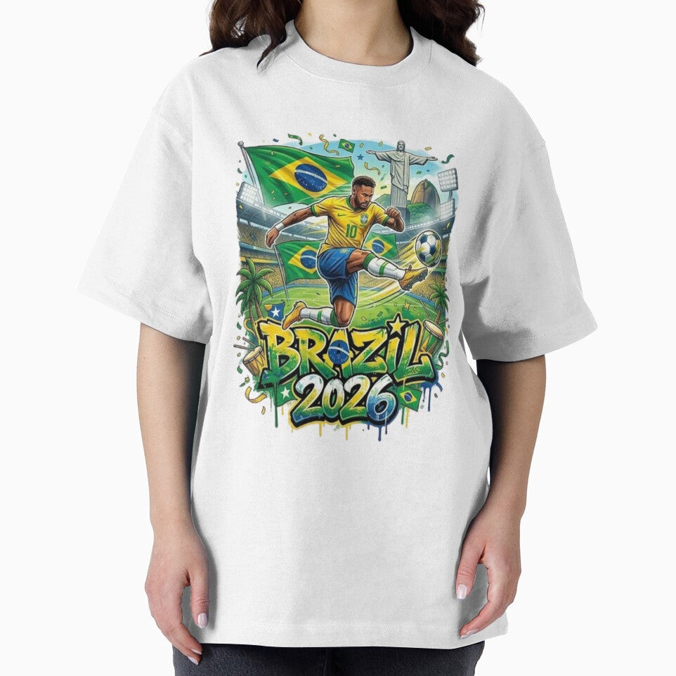 Brasil Football 2026 Graffiti Streetwear Graphic ver 1 by CosmicNook1