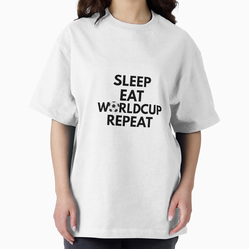 SLEEP EAT WORLDCUP REPEAT graphics for FIFA WORLDCUP 2026. by ZANU creativity