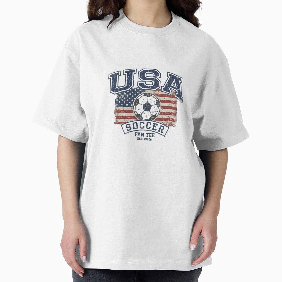 USA Soccer Fan Tee by Fankickstore