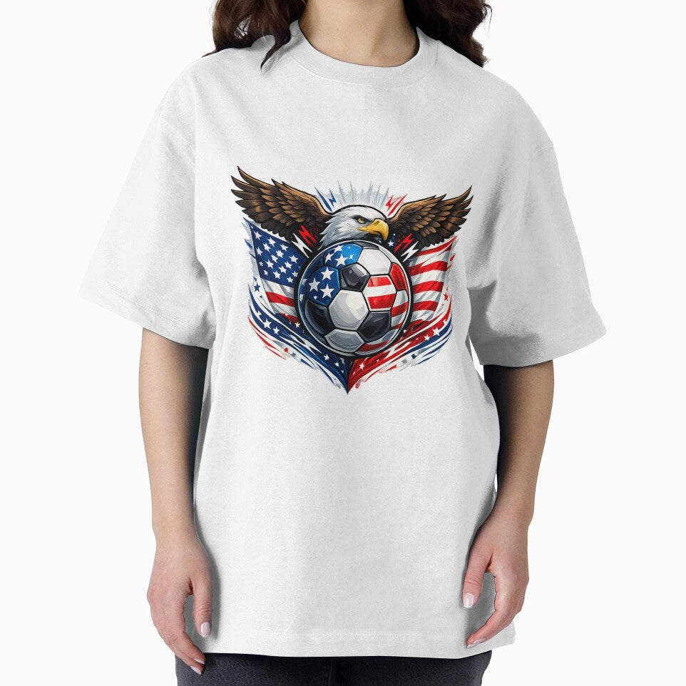 USA Soccer Eagle Patriotic Design | American Football Fan Art by arnabscreativeworld