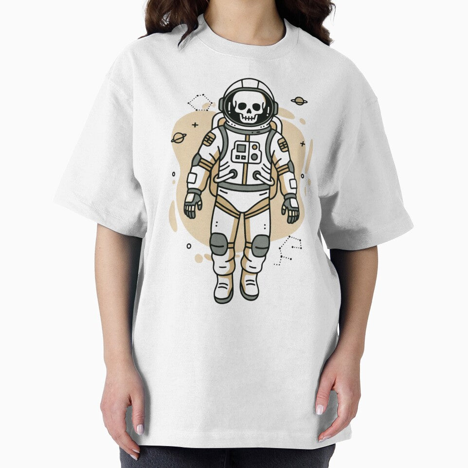 ASTRONAUT | Minimalist Skeleton Streetwear Art by DEADLINE.