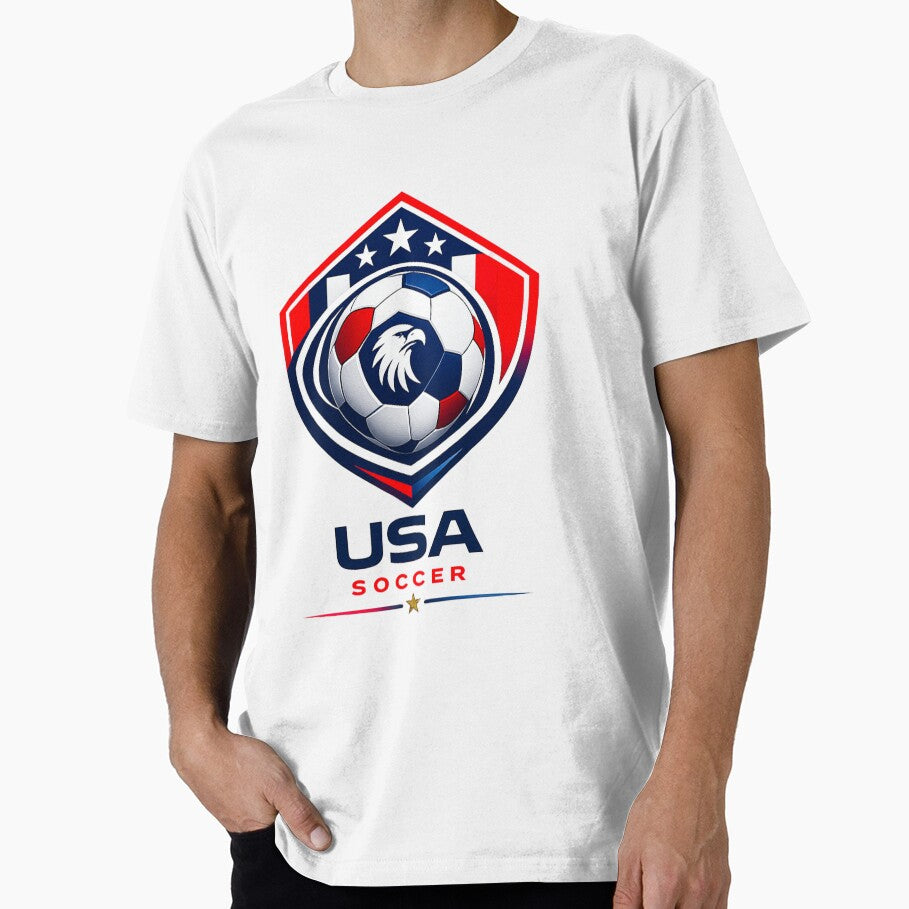 USA Soccer Eagle Ultra Modern Minimal Football Design by TKOprintdesigns