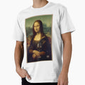 Mona Lisa Glass of Red Wine - Classical Art Parody, Humorous Aperitif by Mona Lisa Forever
