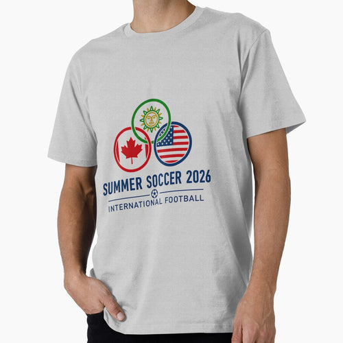 2026 International Soccer Tri-Nation Fan Graphic T-Shirt - Summer Football Tournament Apparel by Mustaph-Shop
