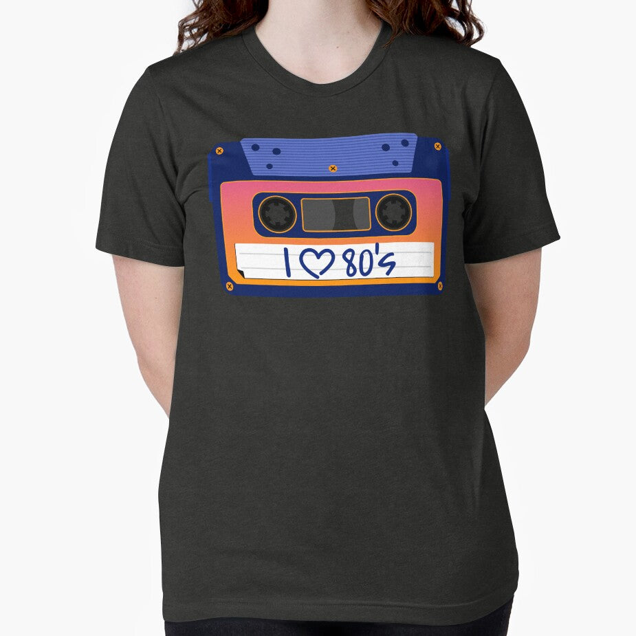 I Love 80's Cassette by tapeisdamessage