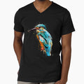 Dramabite Watercolor kingfisher by dramabite