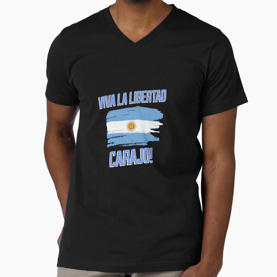 Javier Milei viva la libertad carajo soccer by Printperium