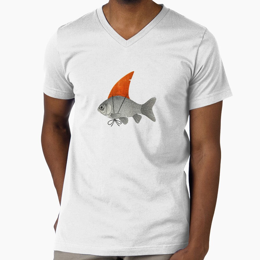 Goldfish with a Shark Fin by Vin  Zzep