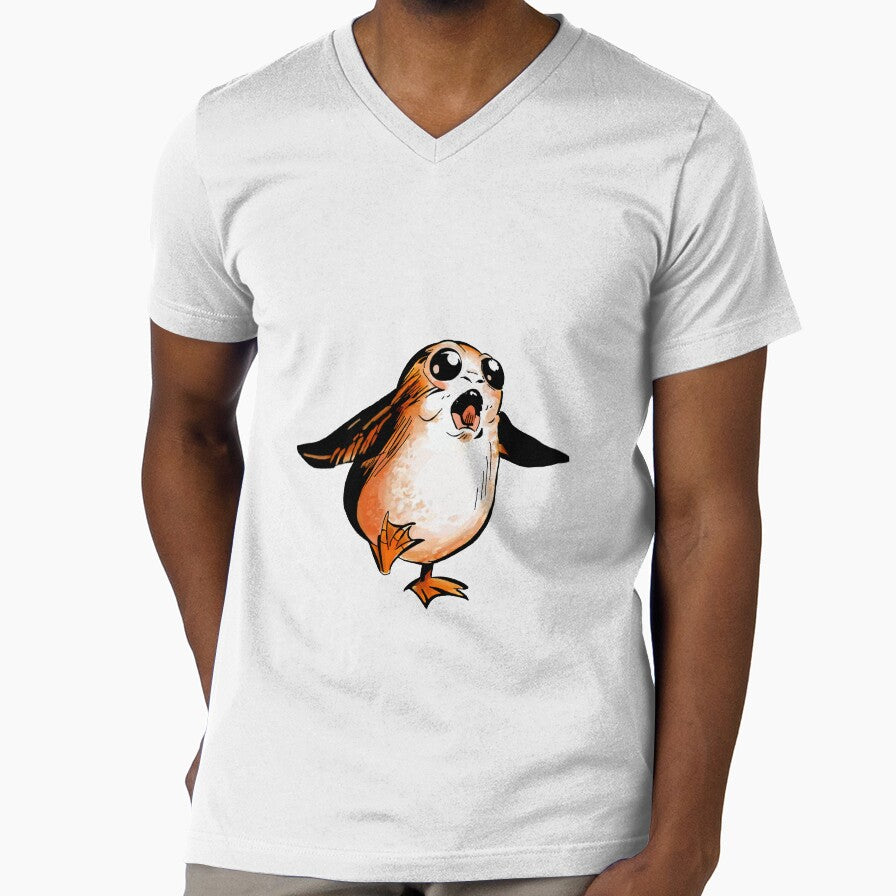 Space Alien Chicken Puffin Squaking by Maartje de Volder