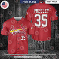 St. Louis Cardinals 35 Elvis Presley Baseball Jersey