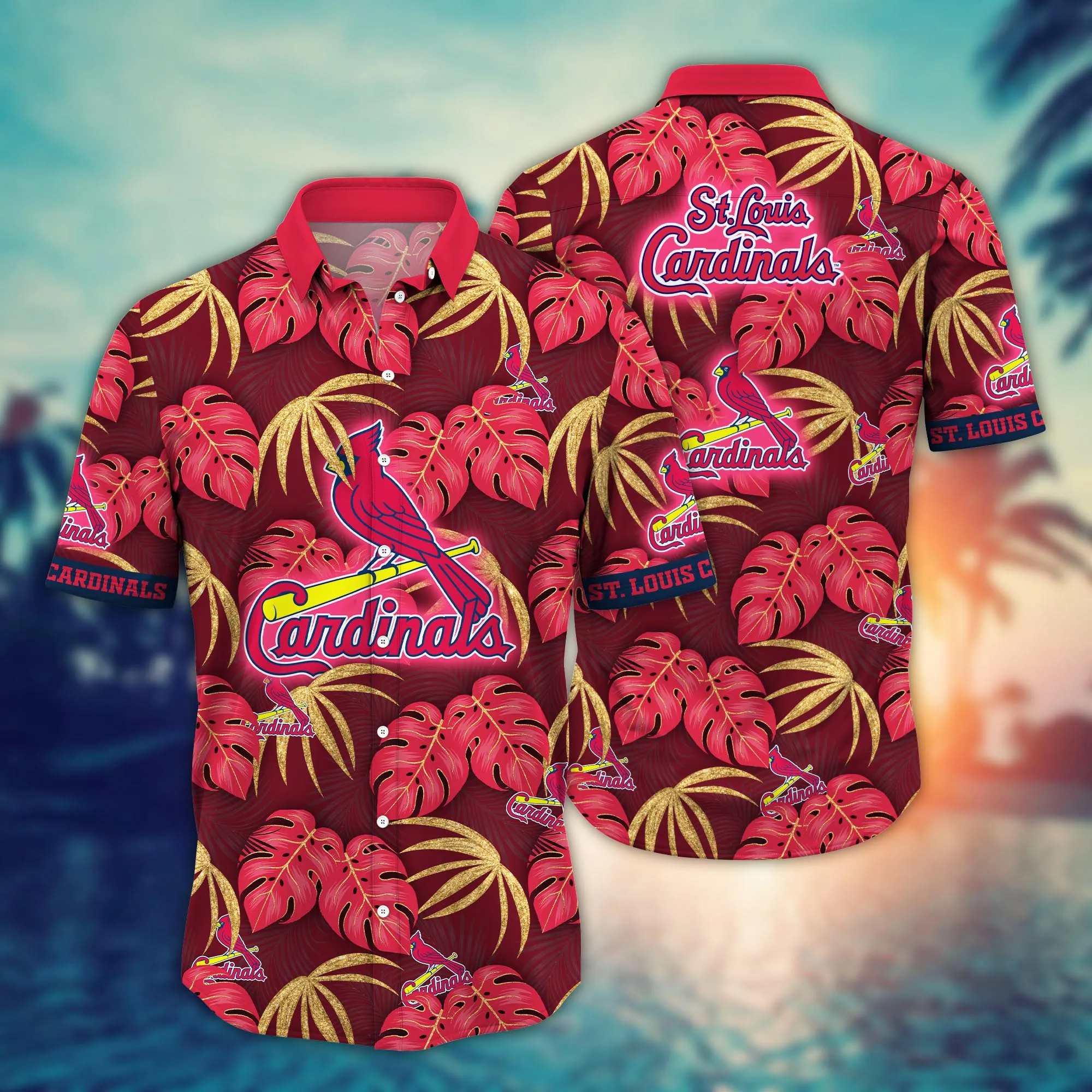 St. Louis Cardinals MLB Hawaiian Shirt Beach Breeze Aloha Shirt