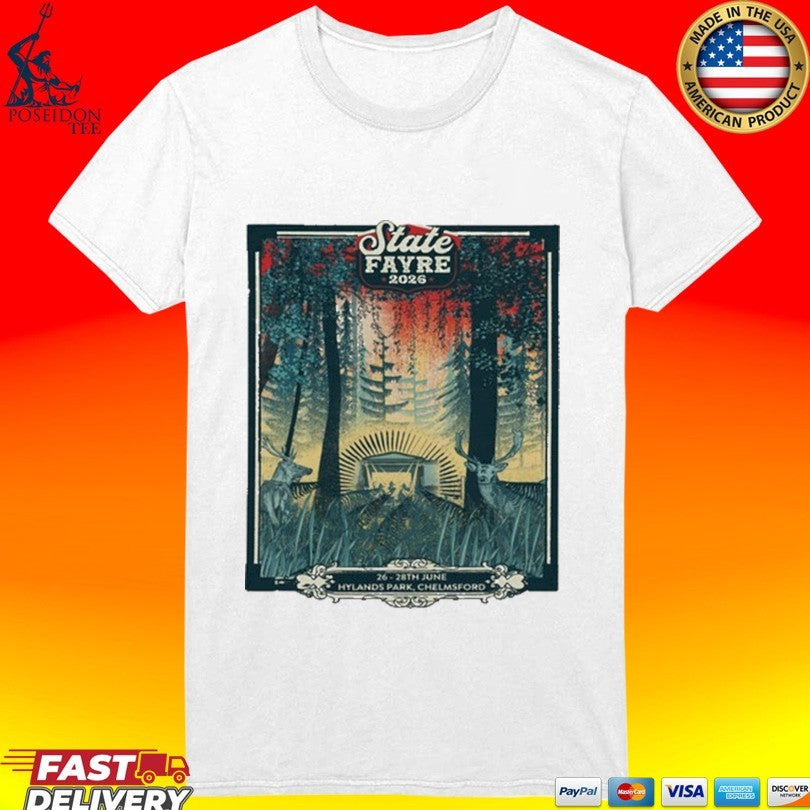 State Fayre June 26-28 2026 Hylands Park Chelmsford T-shirt