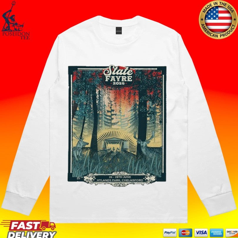 State Fayre June 26-28 2026 Hylands Park Chelmsford T-shirt