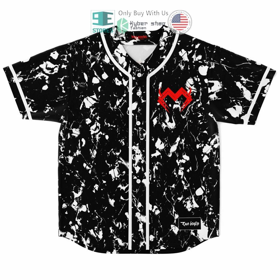 BEST Stay Wonky black white Baseball Jersey