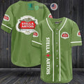 BEST Stella Artois green Baseball Jersey