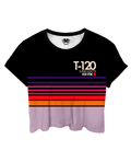 Sunset Supercassette Crop Top