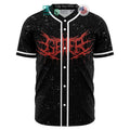 BEST Svdden Death logo Skull black Baseball Jersey