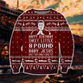 Talladega Nights Knitting Pattern 3D Print Ugly Christmas Sweater