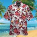 Tampa Bay Buccaneers Short Sleeve Button Up Tropical Hawaiian Shirt VER01