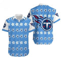 Tennessee Titans Floral Flame Hawaiian Shirt