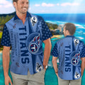 Tennessee Titans Short Sleeve Button Up Tropical Hawaiian Shirt VER015