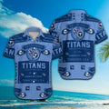 Tennessee Titans Short Sleeve Button Up Tropical Hawaiian Shirt VER018