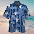 Tennessee Titans Short Sleeve Button Up Tropical Hawaiian Shirt VER020